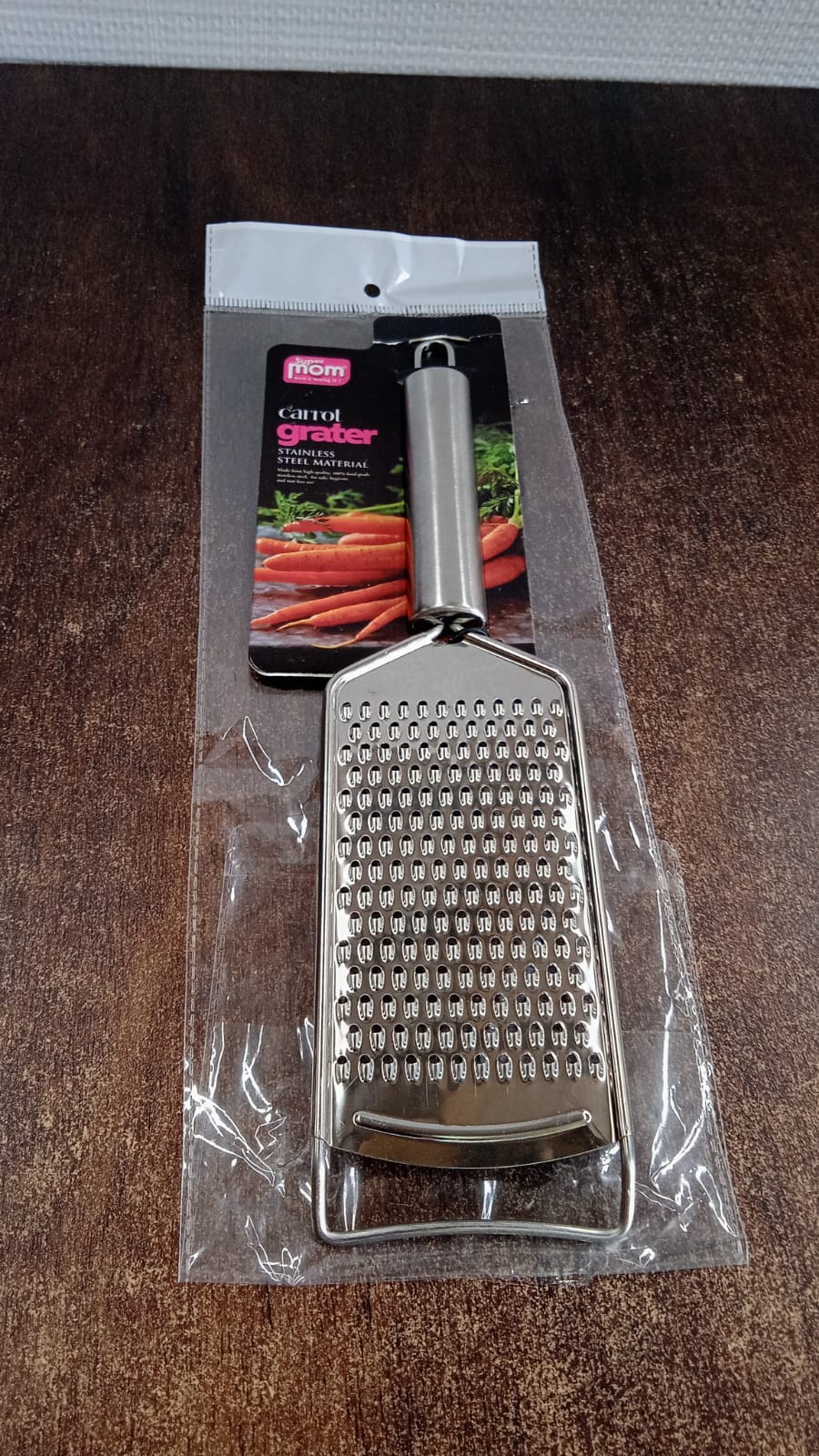 Supermom Supermom Stainless Steel Carrot Grater (1 Pc) Supermom Supermom Stainless Steel Carrot Grater (1 Pc)
